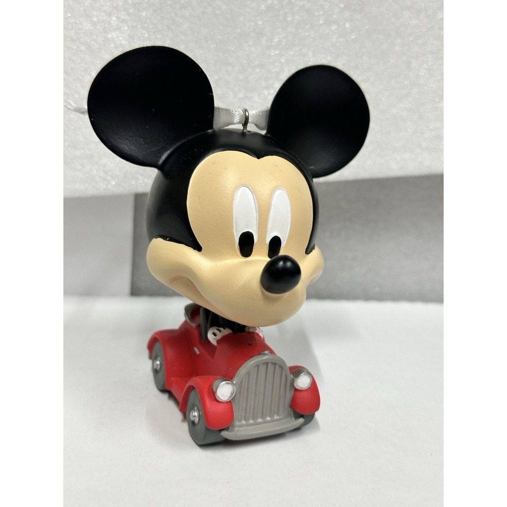 Hallmark‎ 2020 Red Box Christmas Tree Ornament Mickey Mouse Wobbles Bobble Head - Picture 2 of 6